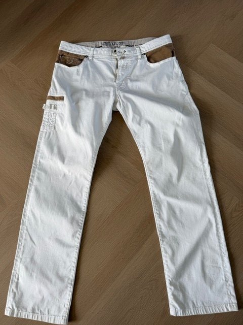 Golfbroek van Jacob Cohen 35 623 GOLF EXCLUSIEF, Wit, Overige jeansmaten, Ophalen of Verzenden, Zo goed als nieuw