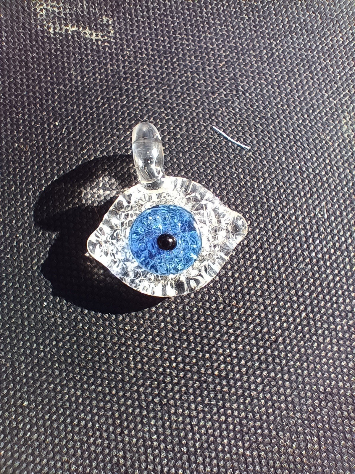 Glazen Boze Oog Hanger - Beschermend Sieraad, Overige voorstellingen, Nieuw, Ophalen of Verzenden, Glas of Kristal