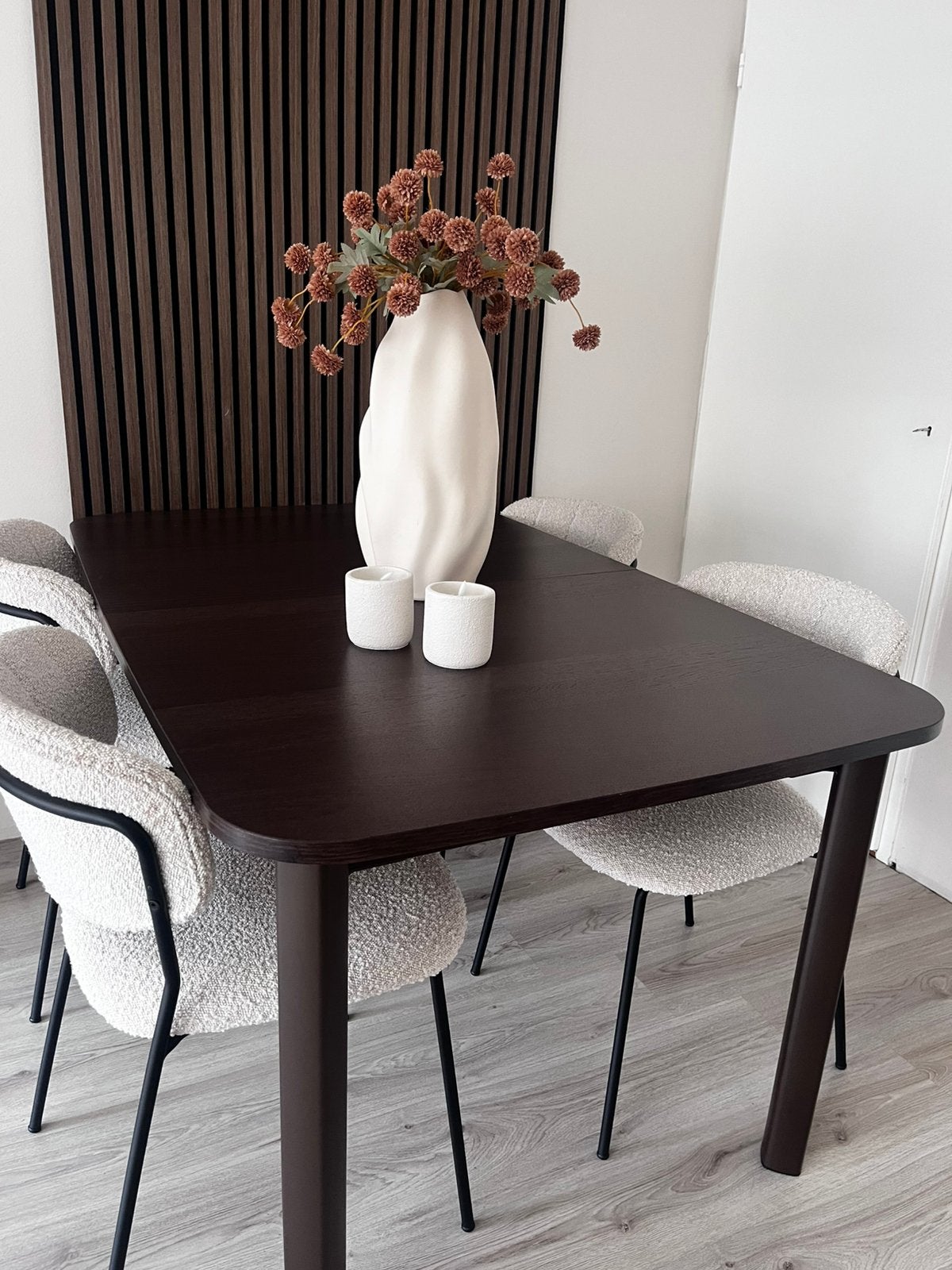 Loods 5 boucle stoelen, Ophalen, Zo goed als nieuw