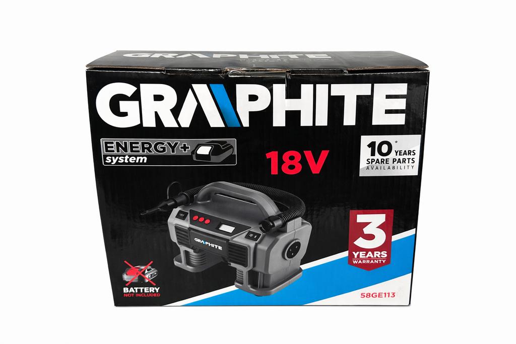 GRAPHITE Energy+ 18V Accu Compressor/Luchtpomp 58GE113, Nieuw, Ophalen, Elektrisch