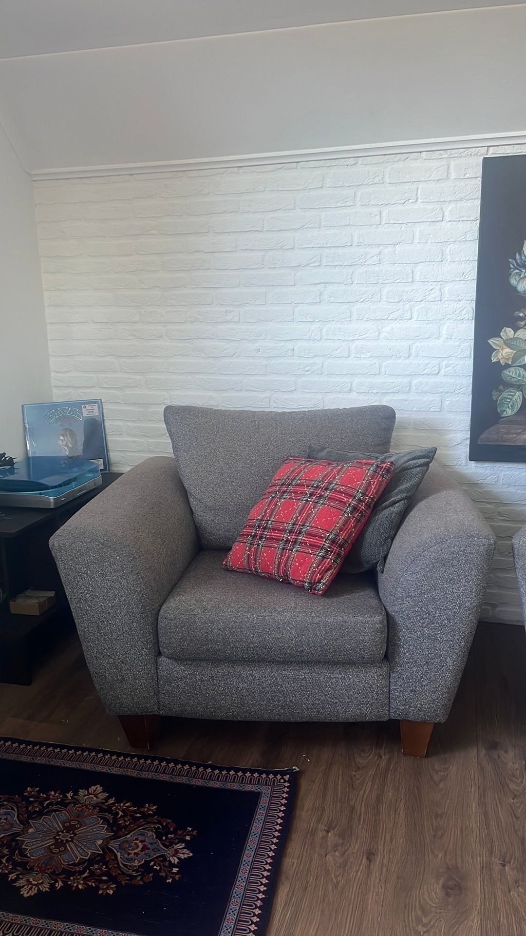 Grote fauteuil, Ophalen, Gebruikt, Eenpersoons, Ouderwets, maar wel heel comfortabel
