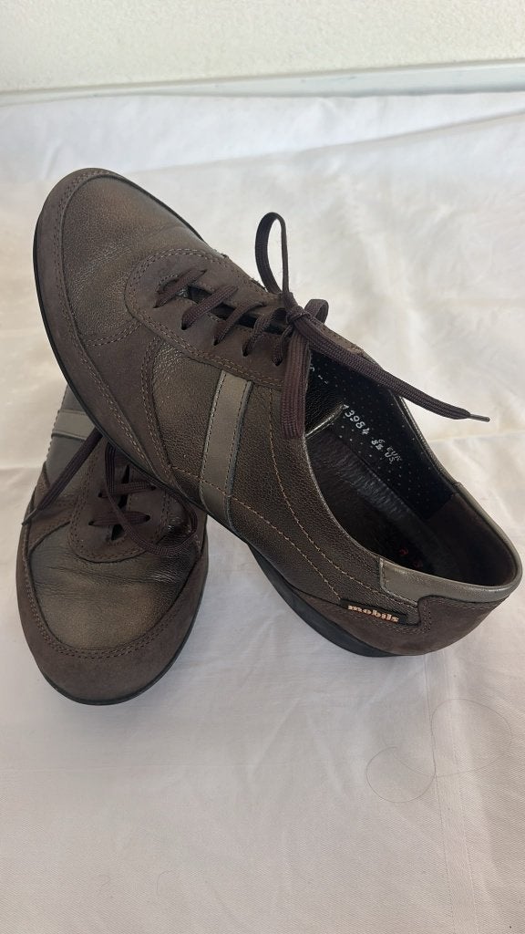 Mobils by Mephisto Dames Veter Schoenen Mt 39 Wandelschoenen, Mephisto, Bruin, Zo goed als nieuw, Wandelschoenen