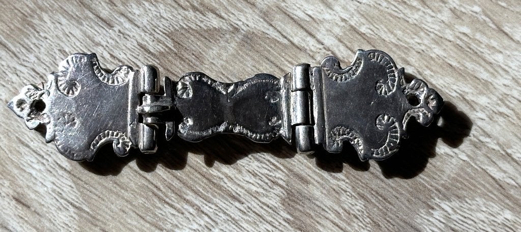 Zilver bijbelbeslag Gouda 1759, Antiek en Kunst, Ophalen of Verzenden, Zilver