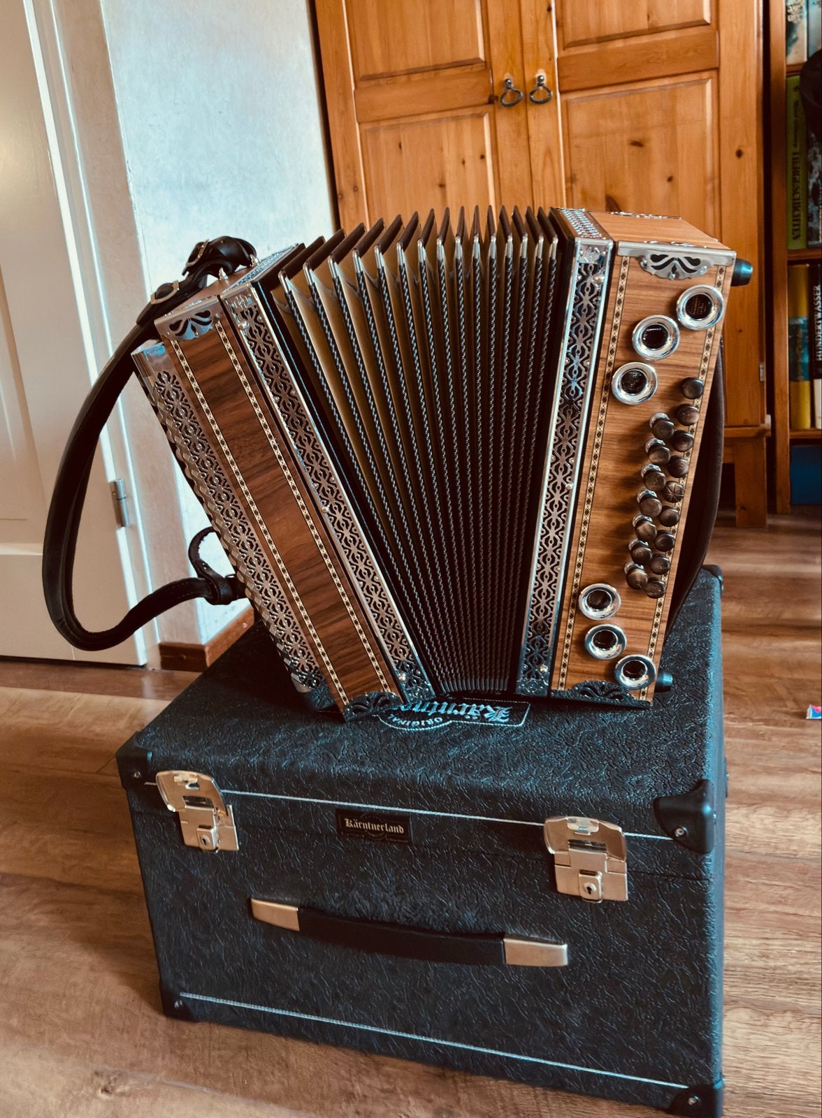 Kärntnerland Harmonika Edelweiss Plus, Muziek en Instrumenten, Overige formaten, Nieuw, Met koffer, Knopaccordeon