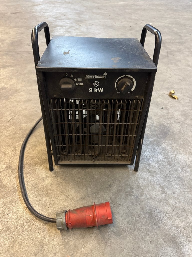 MaxxHome elektrische bouwkachel 9 kW – 400V krachtstroom, Ophalen, 30 tot 80 cm, Gebruikt, Hoog rendement (Hr)