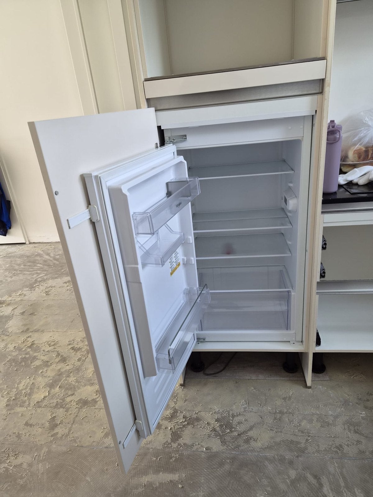 Whirlpool inbouw koelkast, 85 tot 120 cm, Zonder vriesvak, 100 tot 150 liter, Ophalen of Verzenden