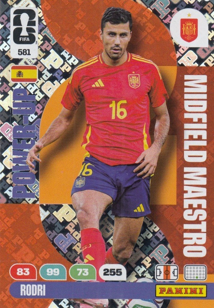 Panini- WK 2026- MIDFIELD MAESTRO - Rodri - Spanje, Verzenden, Nieuw, Buitenlandse clubs, Spelerskaart