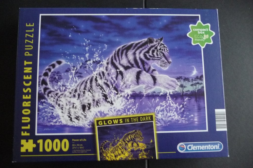 KLASSE FLUORESCENT PUZZEL GLOW IN THE DARK CLEMENTONI NIEUW, Verzenden, 500 t/m 1500 stukjes, Nieuw, Legpuzzel