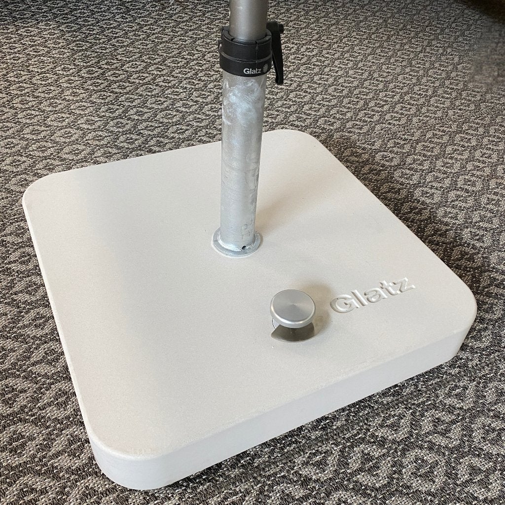 Parasolvoet Glatz verrijdbare betonvoet 55 kg., Ophalen, Nieuw, Minder dan 1 meter, Parasolvoet