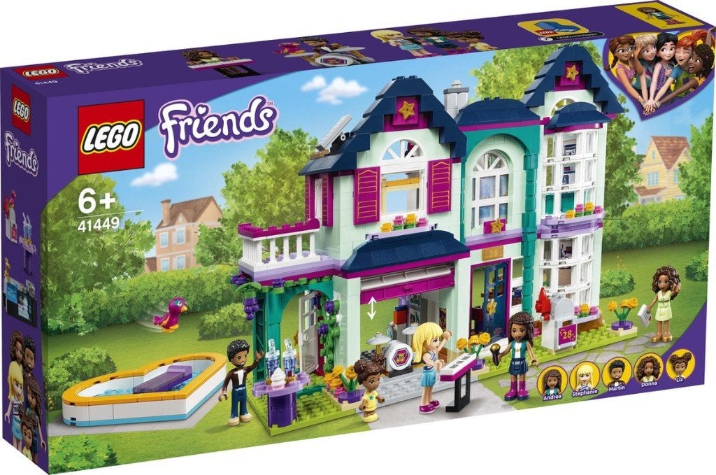 Lego Friends 41449 Andrea's familiehuis NIEUW, Lego, Ideas@support.lego.com, Lego, Nieuw