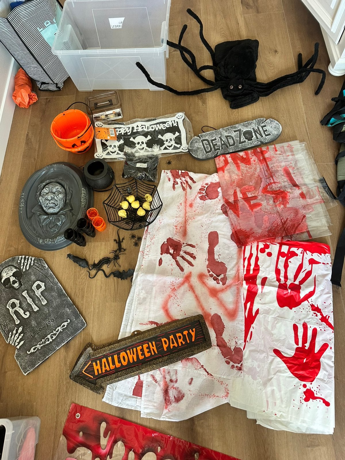 Halloween feest accessoires, Ophalen, Zo goed als nieuw, Versiering, Halloween of Griezel