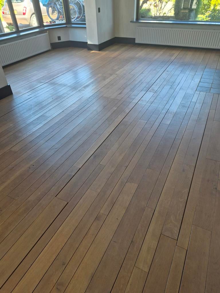Eiken houten vloerplanken 35m², Ophalen, Gebruikt, Vloerdelen of -planken, 10 m² of meer