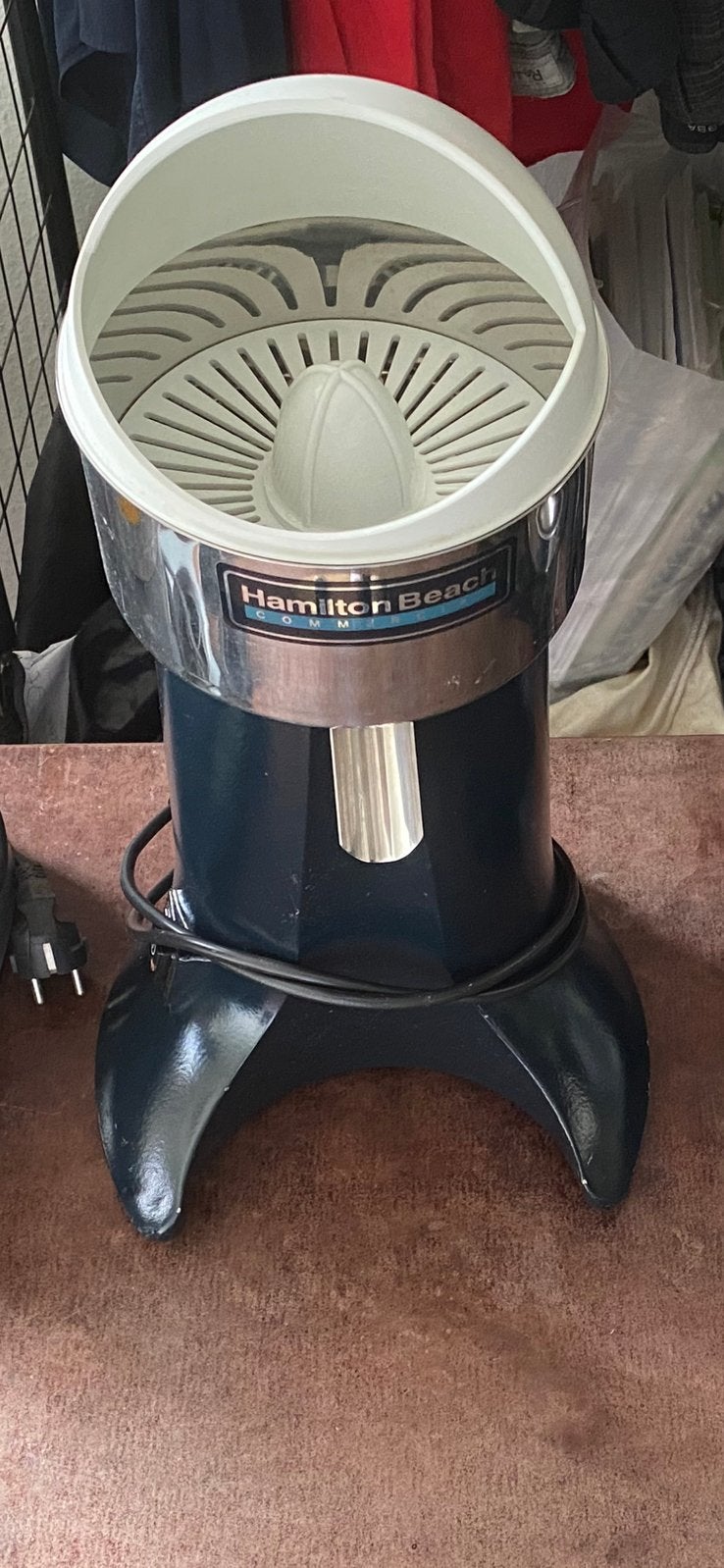 Hamilton Beach Citruspers als nieuw  moet weg, Ophalen of Verzenden, Zo goed als nieuw, Citruspers