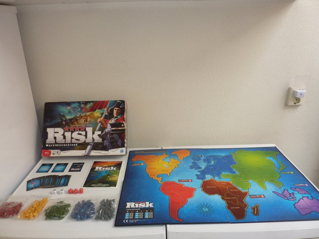 Risk. Bordspel. Hasbro., Drie of vier spelers, Ophalen of Verzenden, Gebruikt, Hasbro