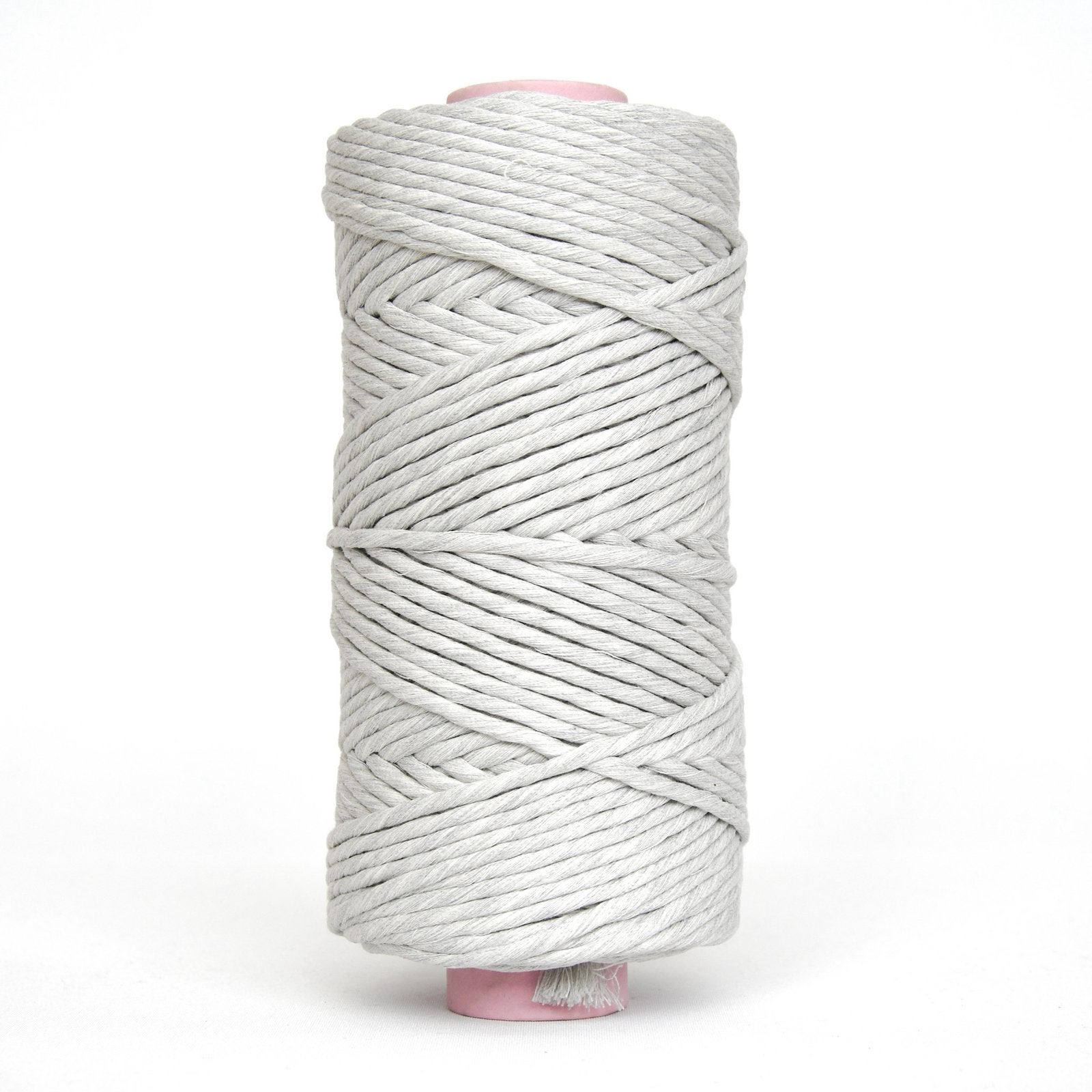 ACTIE 5 mm macrame katoen koord touw zilvergrijs weef haak, Ophalen of Verzenden, Nieuw