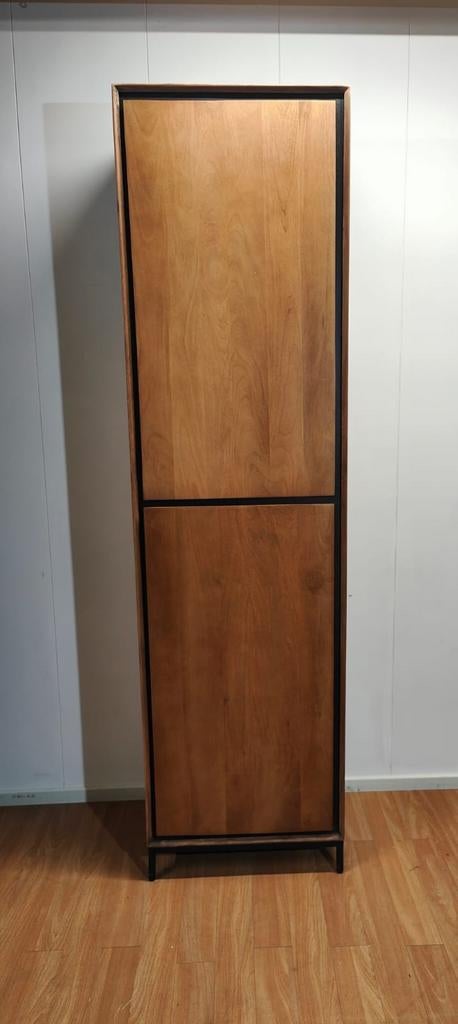 Richwood opbergkast 55 cm mangohout, Ophalen, Met deur(en), Info@meubeloutletmeppel.nl, 200 cm of meer