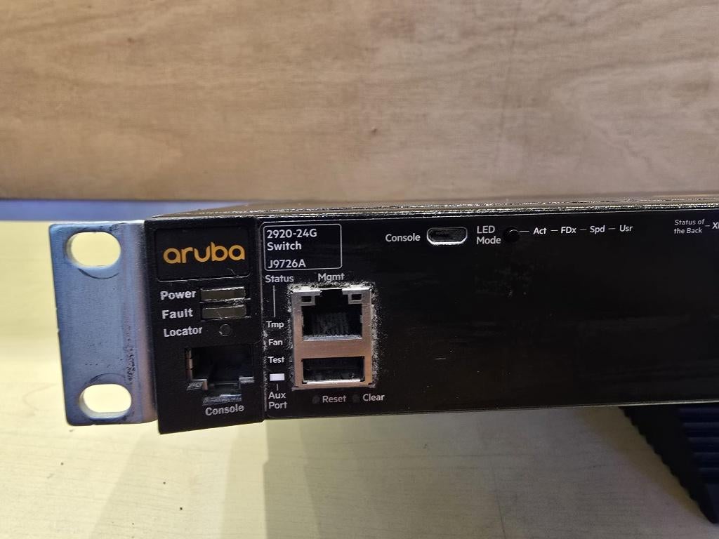 HP / Aruba J9726A (2920-24G) – 24-poort Gigabit, Computers en Software, Netwerk switches, Refurbished, Ophalen of Verzenden