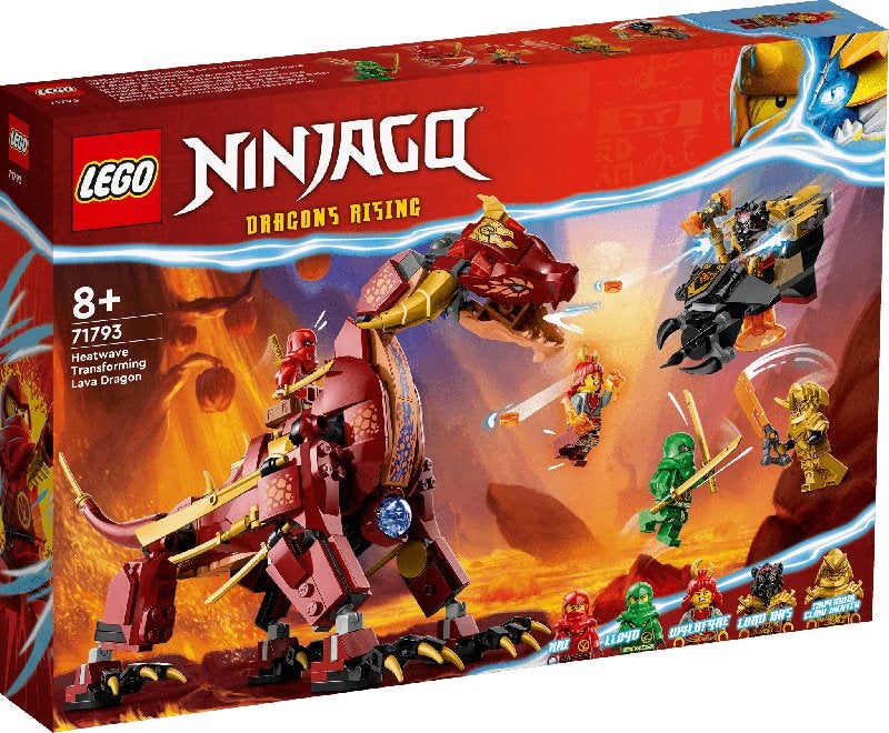 Lego Ninjago - Heatwave Transformerende Lava Draak (71793), Nieuw, Ophalen of Verzenden, Compleet, Lego