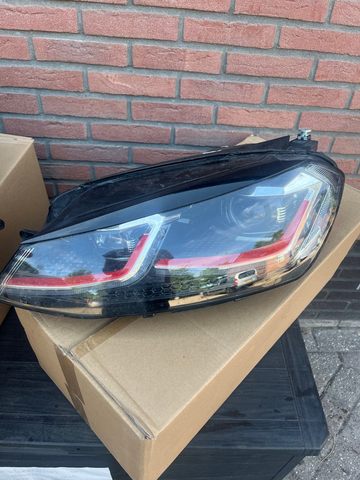 VW Golf 7.5 GTI LED Koplampen Set - Links & Rechts, Auto-onderdelen, Verlichting, Ophalen of Verzenden, Gebruikt, Volkswagen