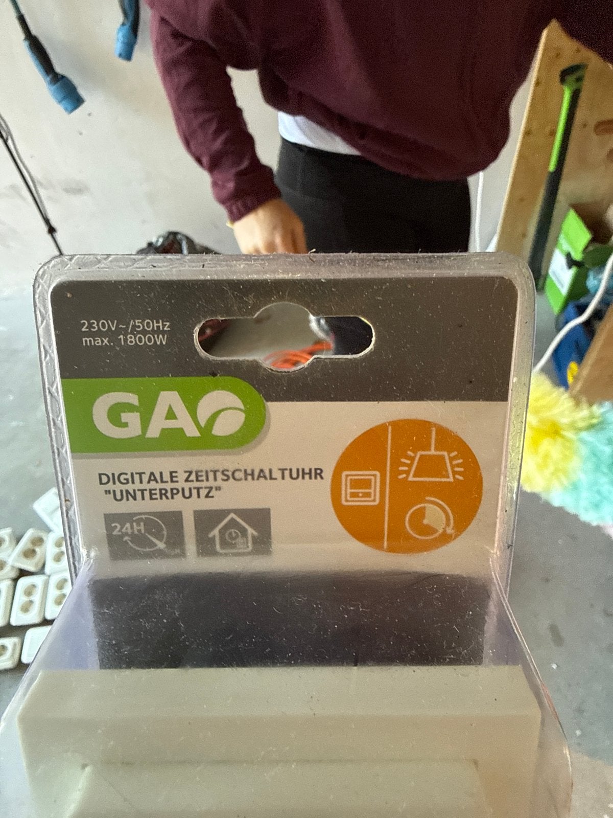 Digitale inbouw schakelaar met instelbare tijden - GAO, Ophalen of Verzenden, Nieuw, Overige merken, Schakelaar
