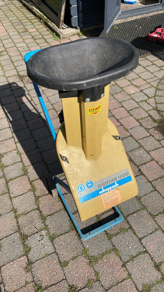Scheppach Biostar 1800 Elektrische Hakselaar, Ophalen, Gebruikt, Elektrisch