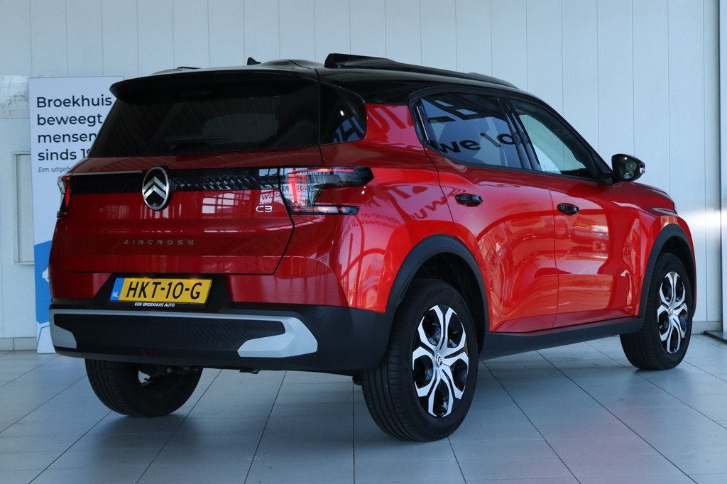 Citroën C3 Aircross 1.2 Turbo 100pk Plus, 12 maanden, Stof, Gebruikt, Euro 6