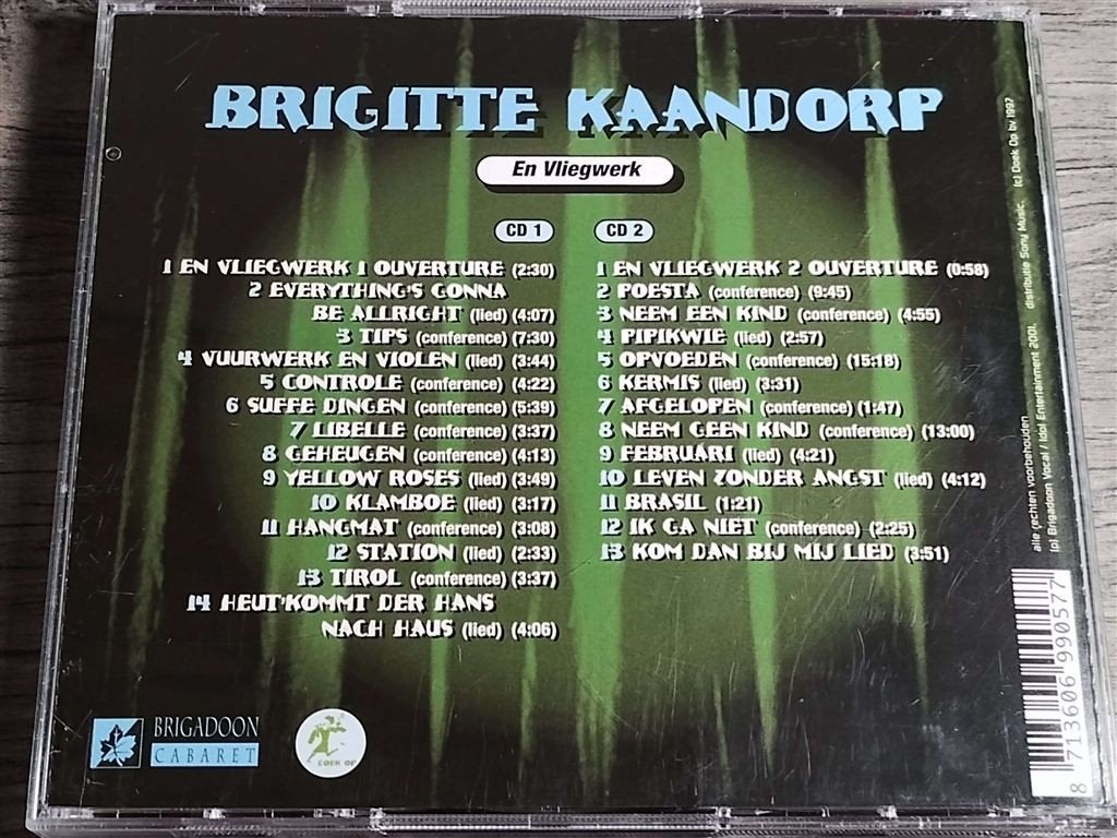 Brigitte Kaandorp - En Vliegwerk [2 CD], Ophalen of Verzenden, Zo goed als nieuw