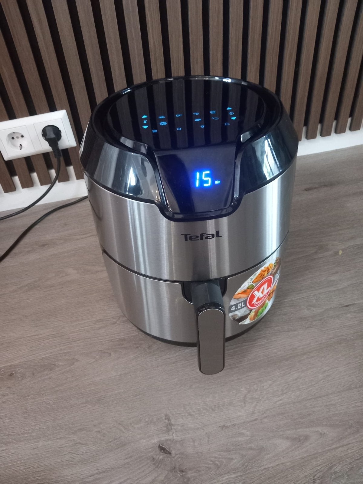 Tefal Easy Fry Deluxe XL Airfryer - 4.2L, Witgoed en Apparatuur, Ophalen, Zo goed als nieuw, Airfryer XL, 1500 gram of meer