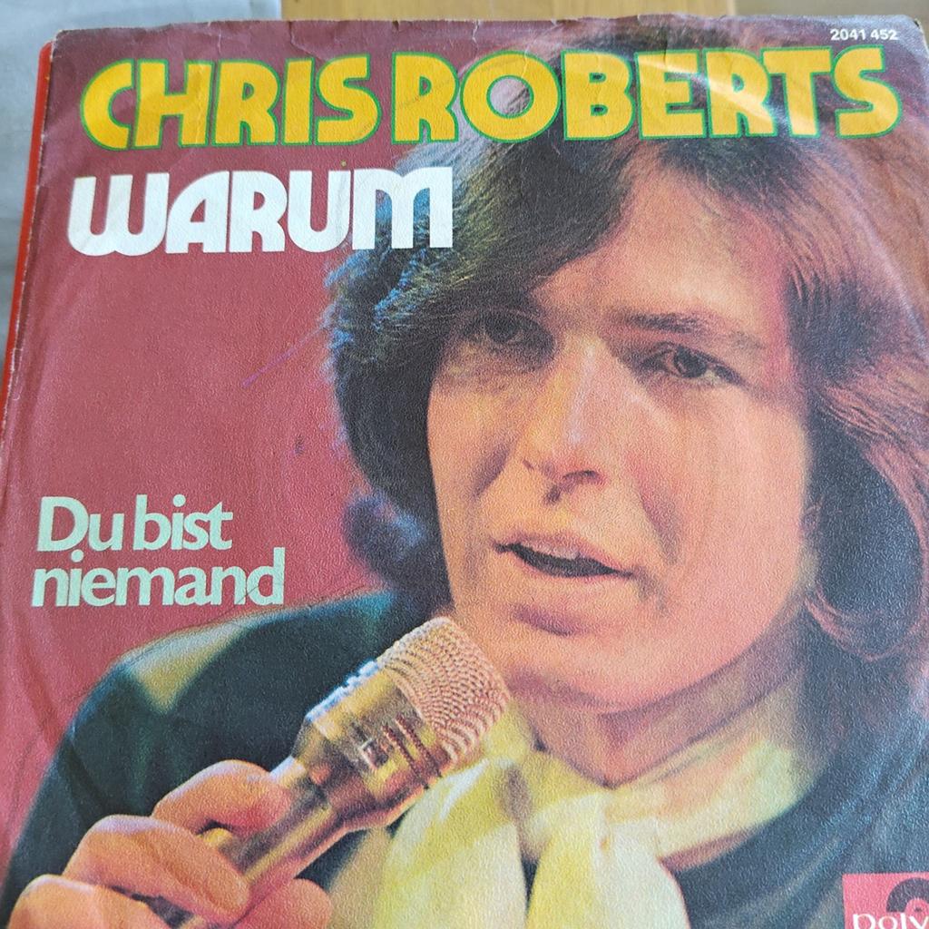 Chris Roberts - Warum / Du bist niemand (Single), Ophalen of Verzenden