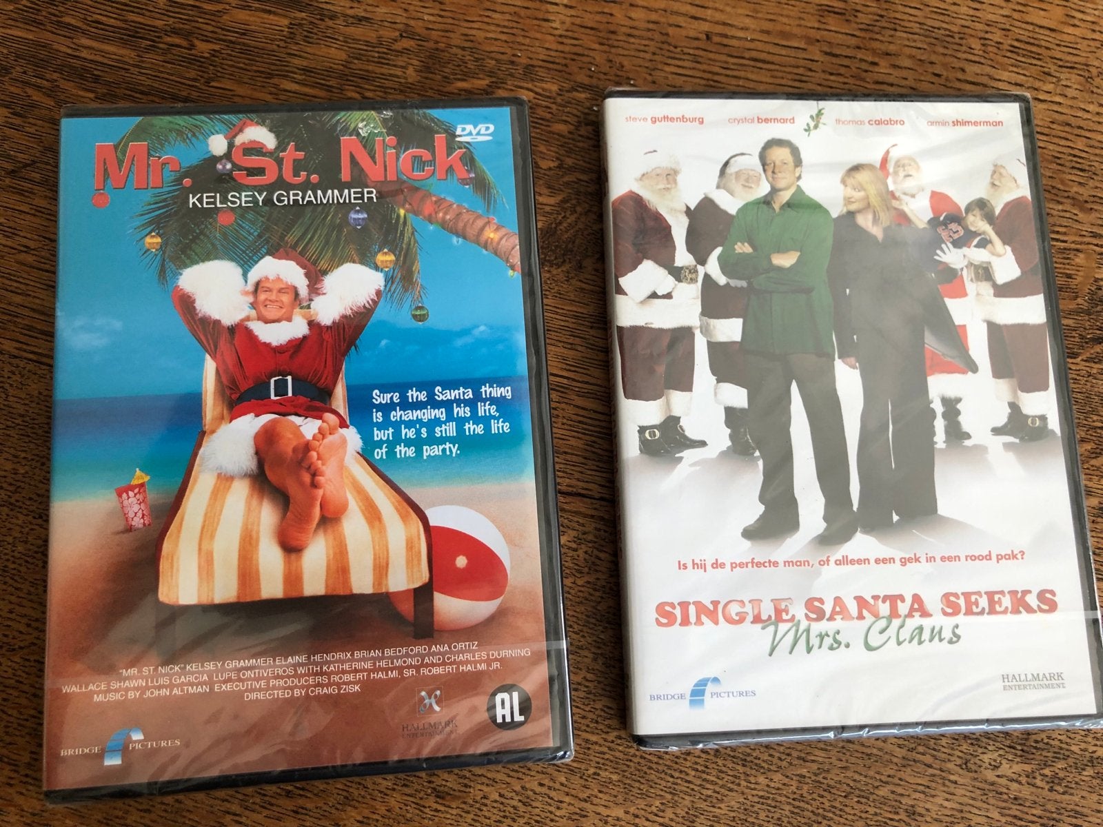 2 kerst dvd's: Mr. St. Nick & Single Santa Seeks Mrs. Claus, Alle leeftijden, Ophalen of Verzenden, Nieuw in verpakking, Komedie