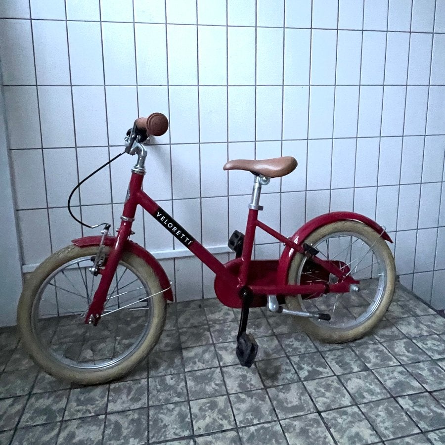 Veloretti Junior Fiets Rood (3-6 jaar) - In goede staat, Ophalen, Gebruikt, Velgrem, Minder dan 16 inch