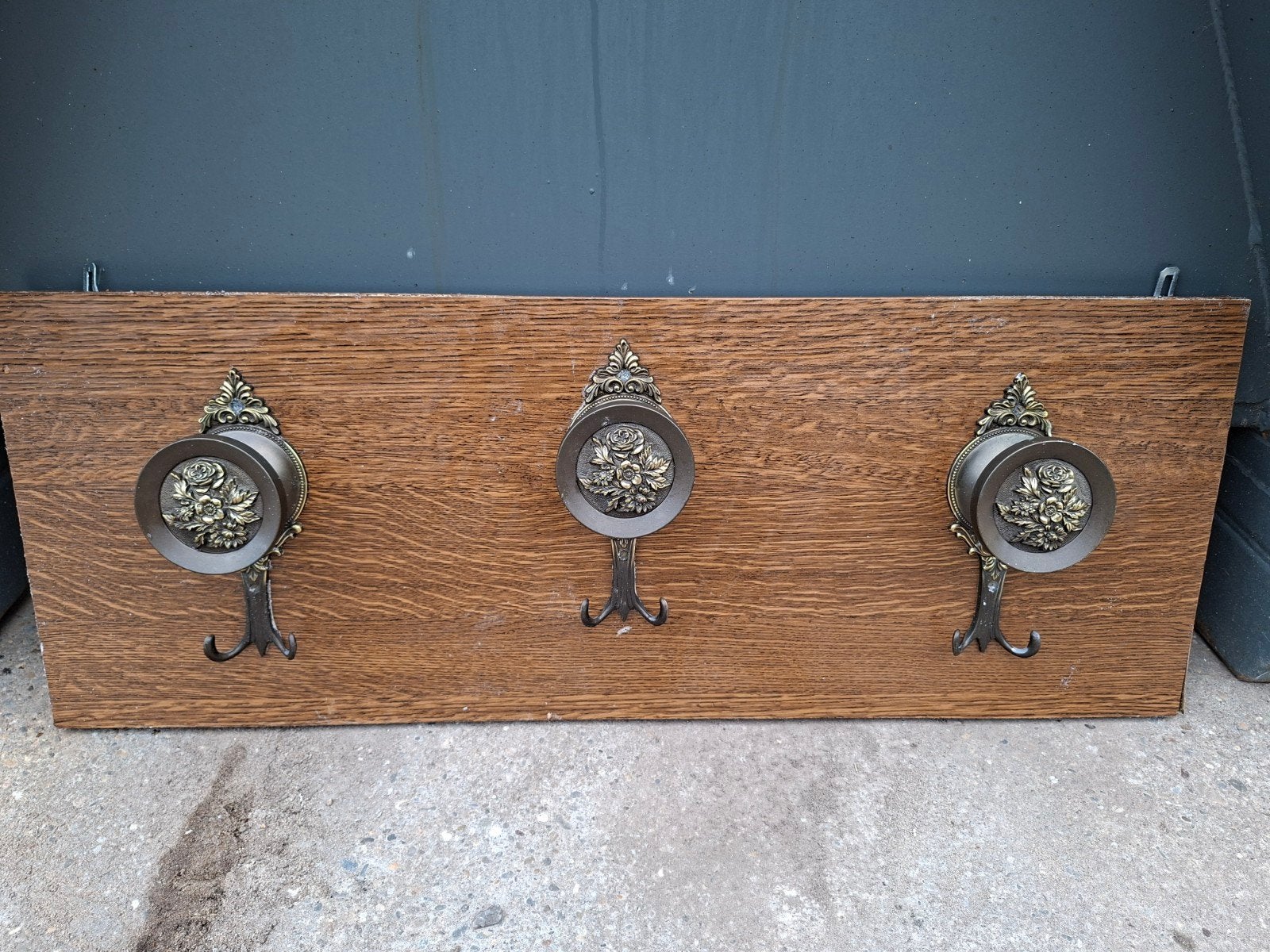 Vintage houten kapstok, Huis en Inrichting, Gebruikt, Minder dan 100 cm, Hout, Ophalen