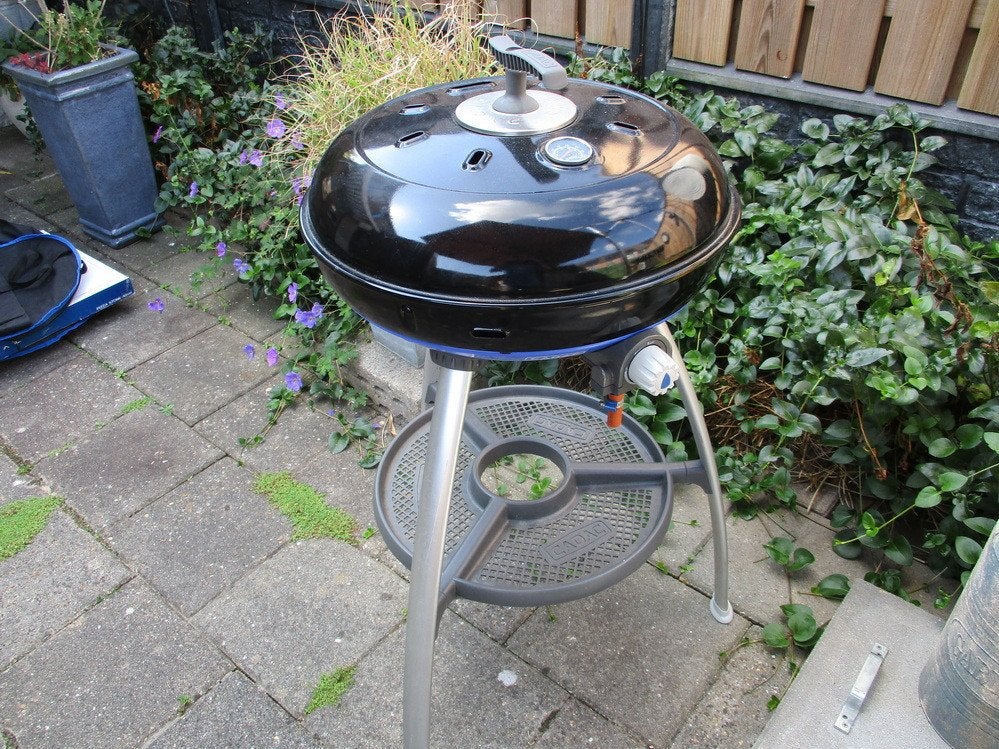Cadac Carri Chef 50 gas BBQ Braai + pizza steen, Ophalen of Verzenden, Zo goed als nieuw, Cadac carri chef