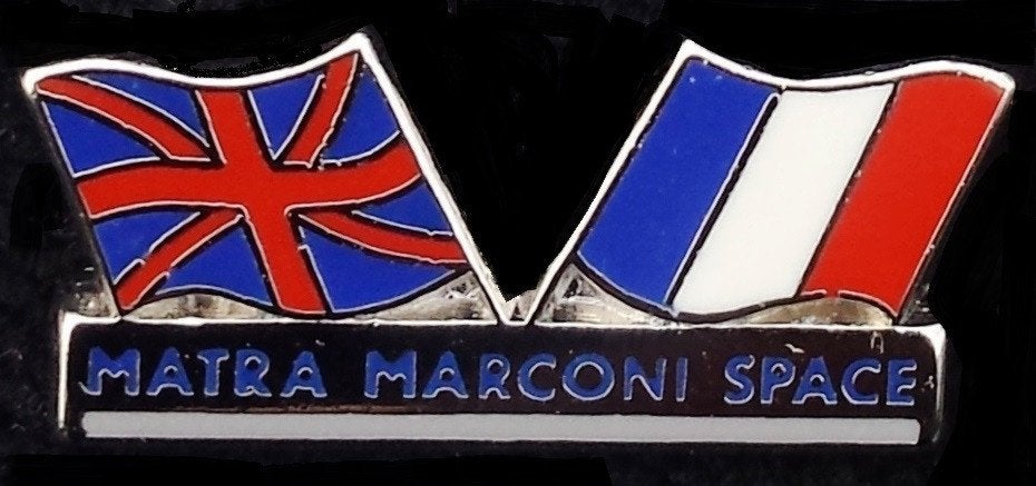 Matra Marconi Space pin, Verzenden, Nieuw, Transport, Speldje of Pin