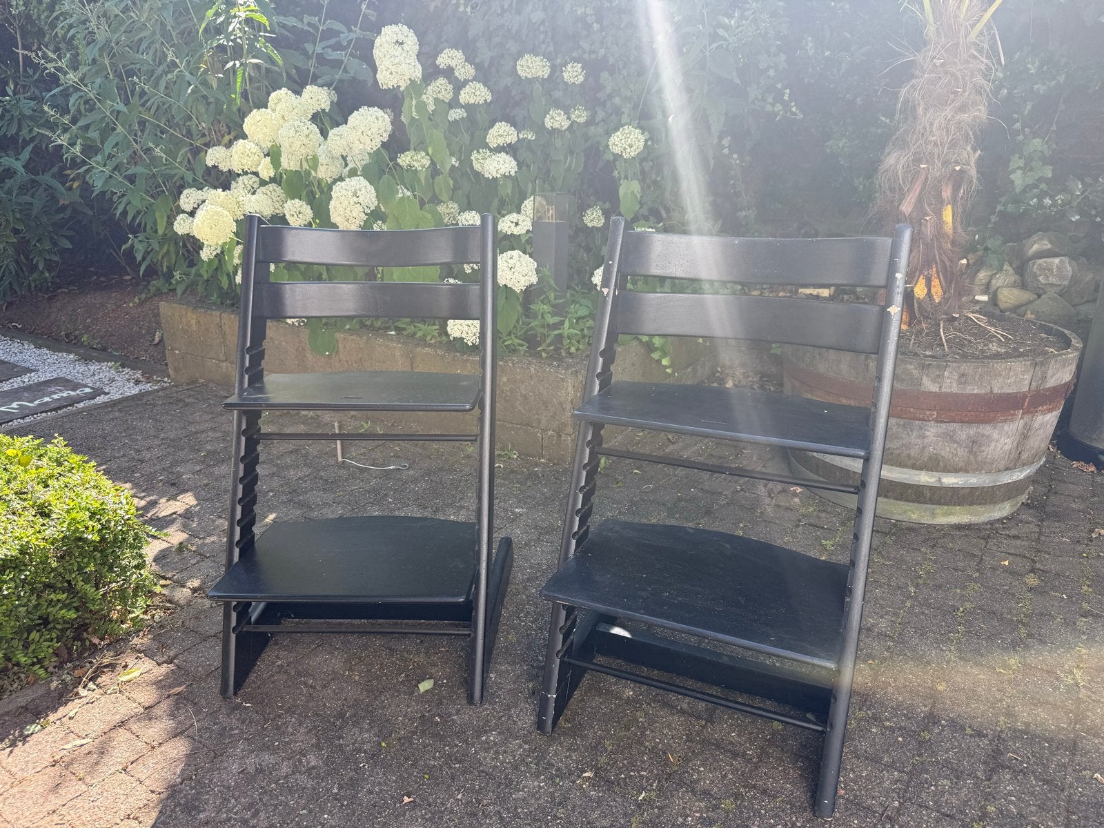 Twee Trip Trap stoelen, Ophalen, Gebruikt, Meegroeistoel