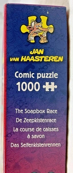 Jumbo Puzzel 1000 st. Jan van Haasteren de Zeepkistenrace, Verzenden, 500 t/m 1500 stukjes, Zo goed als nieuw, Legpuzzel