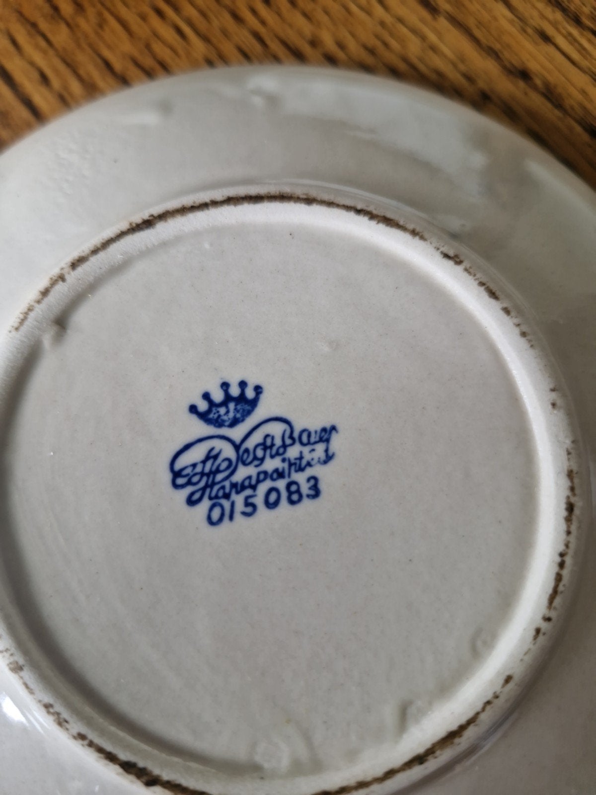 Vintage Delfts Blauw theepot met kopje en schotel, Ophalen