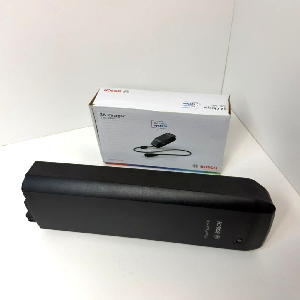 Bosch Powerpack 500 + 2A Charger | Nette staat, Bosch, Zo goed als nieuw, Support@bosch.com, Robert Bosch GmbH
Robert-Bosch-Platz 1
70839 Gerlingen-SchillerhÃ¶he
Germany