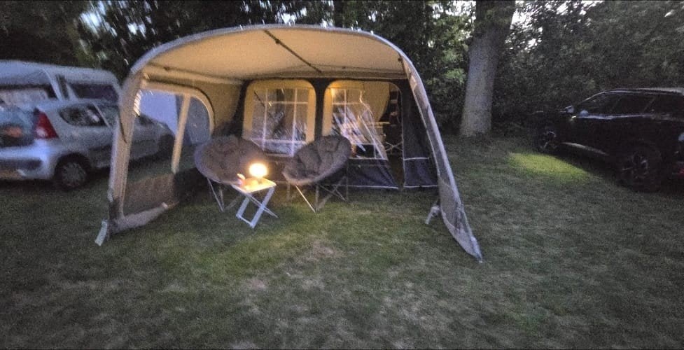 vouwwagen camplet concorde, Ophalen, Beige, Camp-Let, Tot en met 4