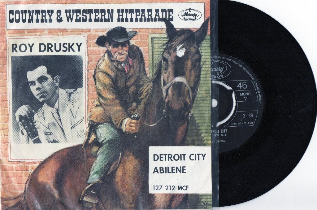 Roy Drusky – Detroit City, Ophalen of Verzenden, Gebruikt, 7 inch, Overige genres