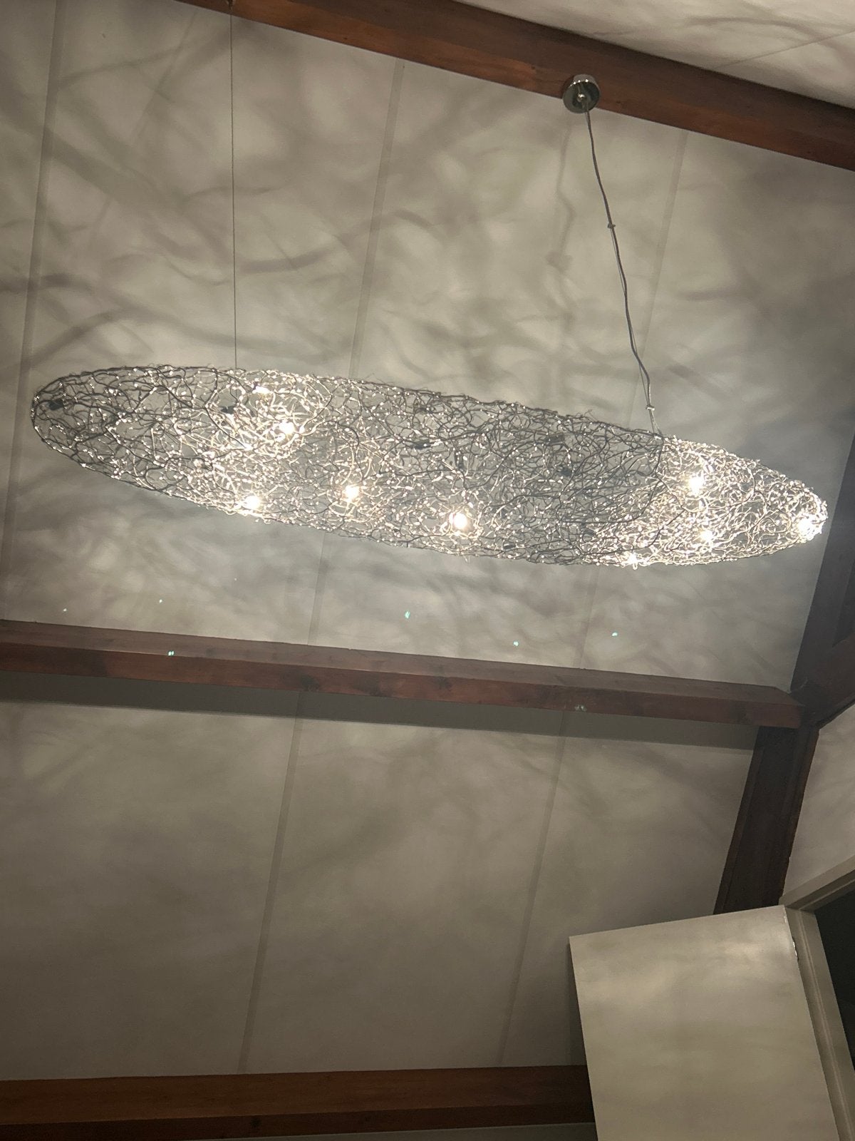 Brand en van Egmond Crystal Waters cigar lamp, Ophalen, Zo goed als nieuw, Metaal, Overige fittingen