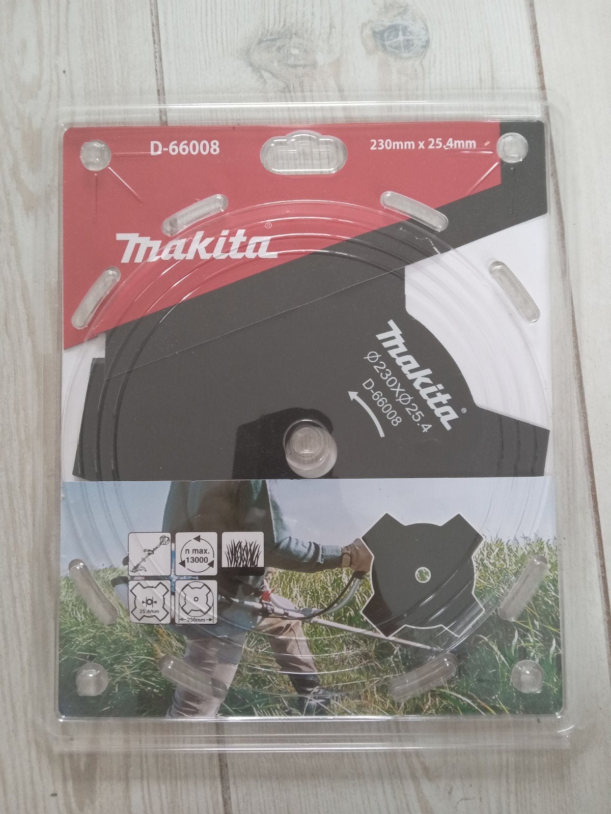 Makita D-66008 Maaimes voor bosmaaiers - 230mm, Tuin en Terras, Bosmaaiers, Ophalen of Verzenden, Nieuw, 50 cm of meer, Makita