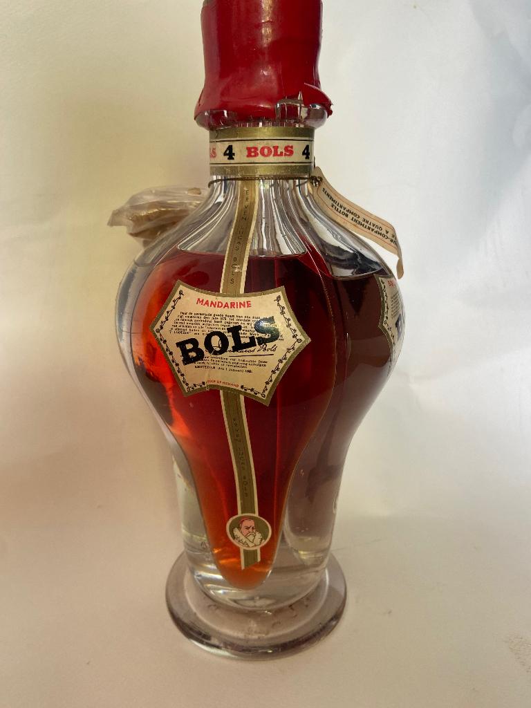 Bols fles 4 likeuren, Ophalen of Verzenden, Zo goed als nieuw, Verpakking