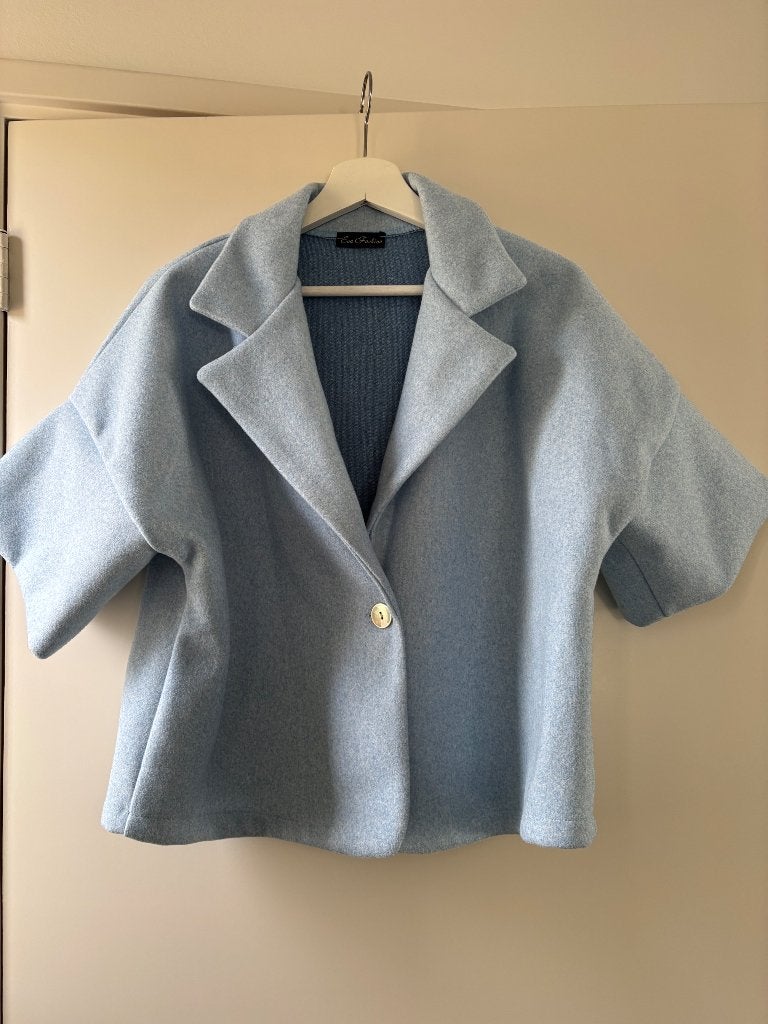 Jasje / vestje / gilet blauw one size NIEUW, Maat 42/44 (L), Nieuw, Jasje, Verzenden