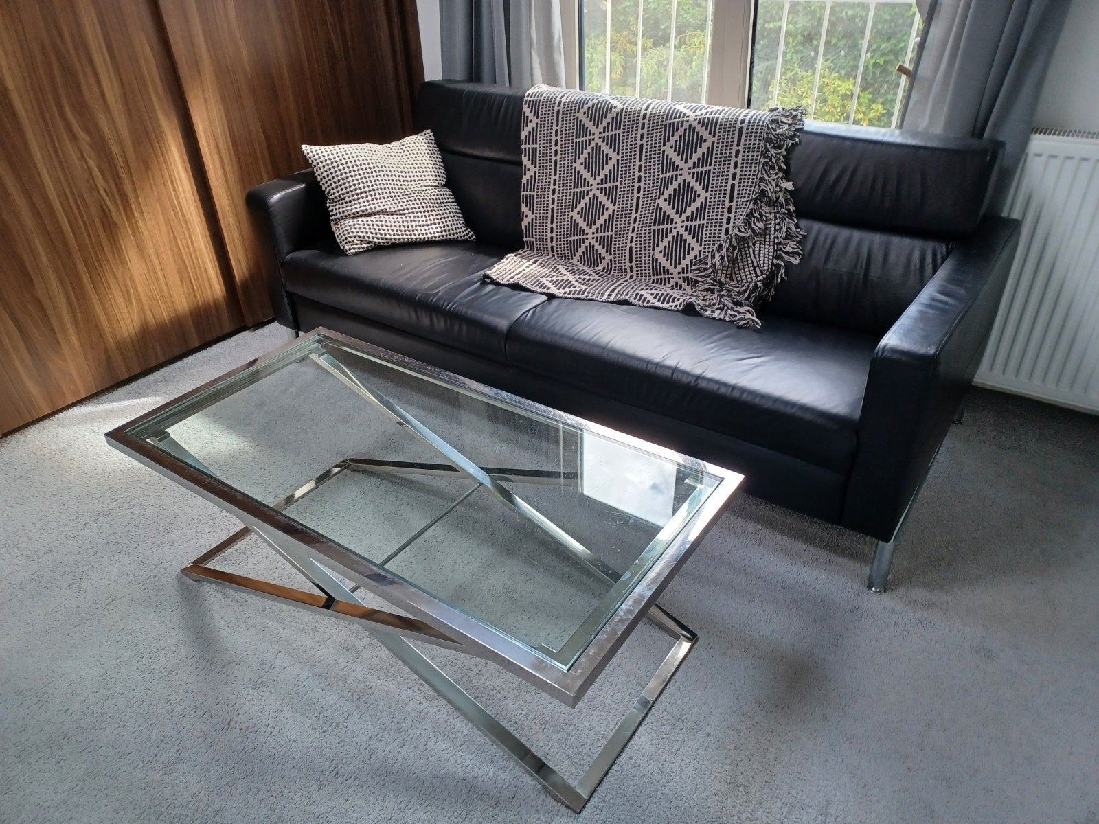 Design salontafel 120 x 60 x 42 cm, Ophalen, Modern design, Gebruikt, 100 tot 150 cm