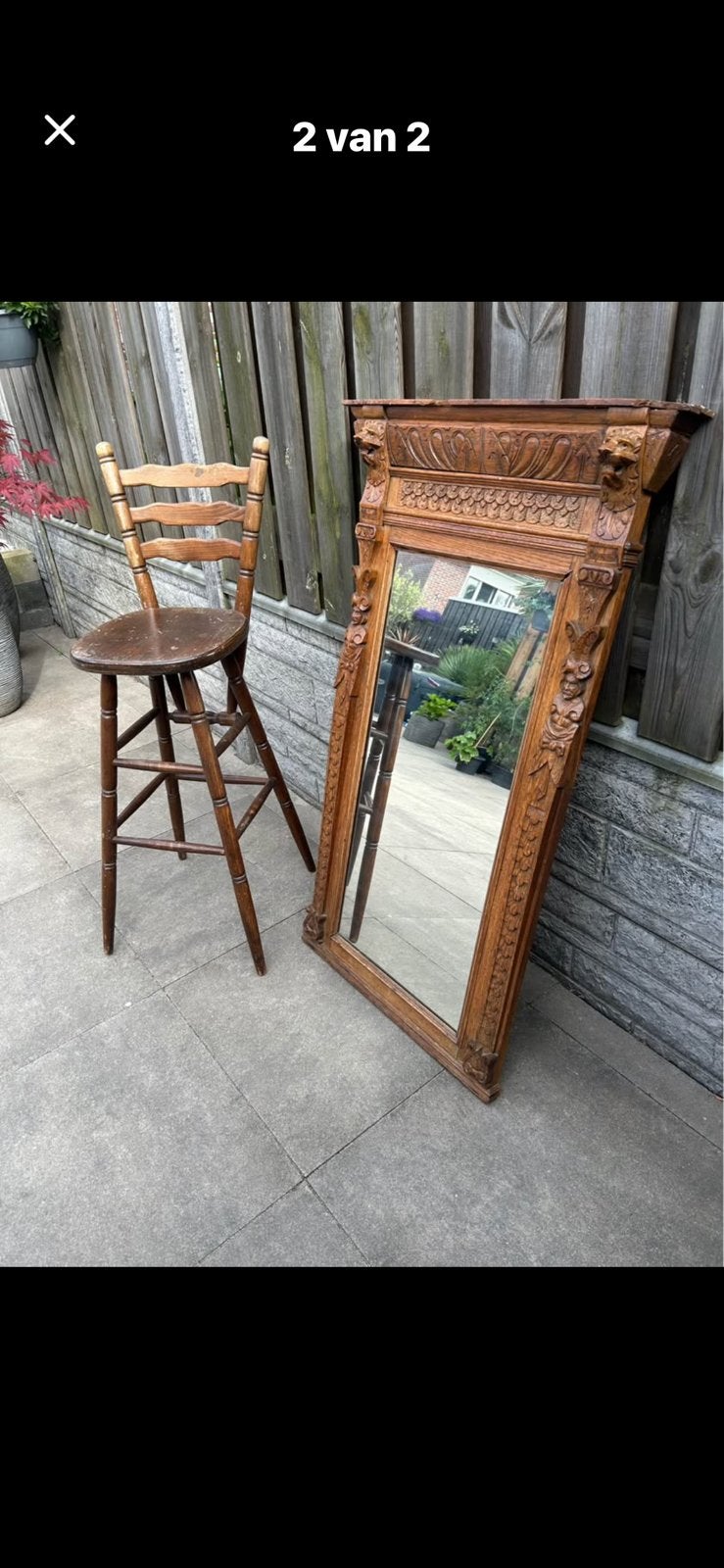Te koop, Antiek en Kunst, Ophalen of Verzenden, Rechthoekig