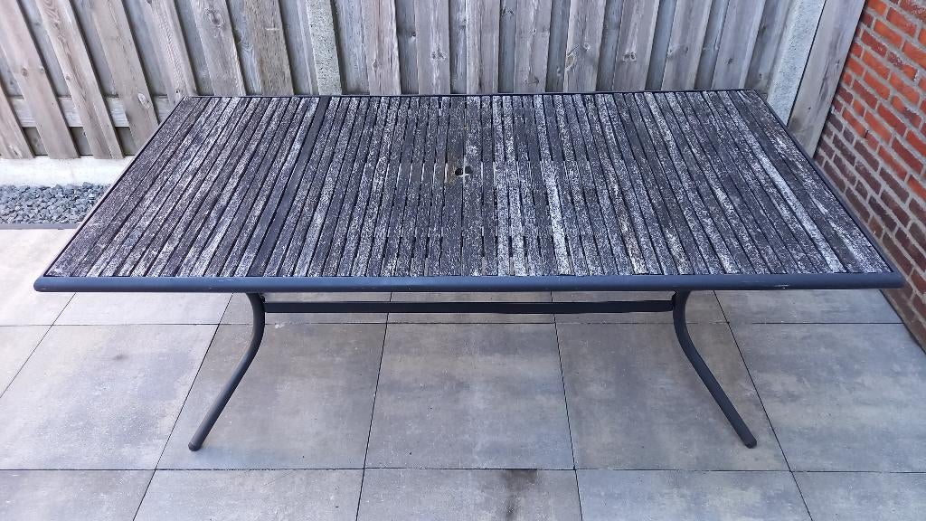 Tuintafel 180 x 90 cm, Ophalen, Gebruikt, Rechthoekig, Hout
