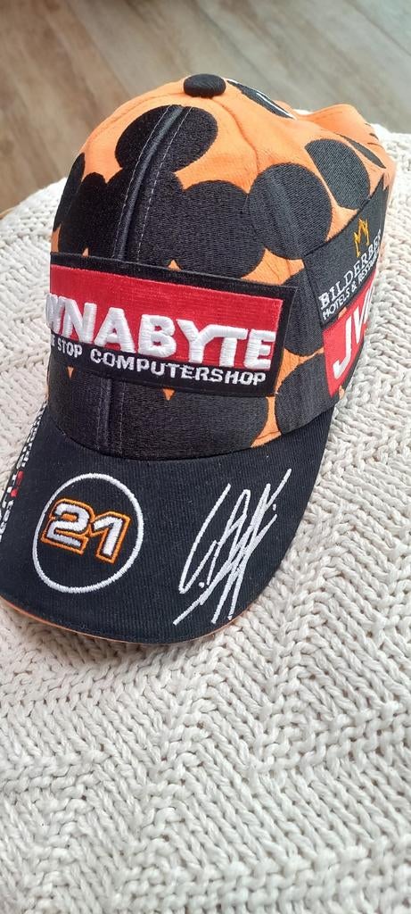 F1 pet Christijan Albers incl. handtekening, Ophalen of Verzenden, Formule 1