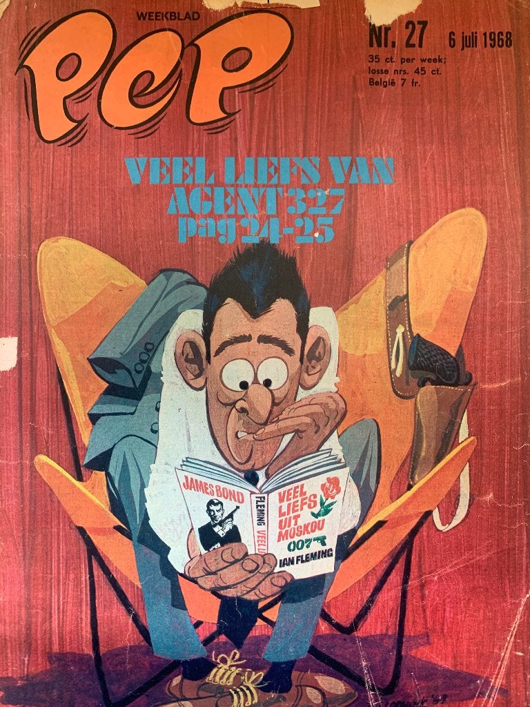 Weekblad PEP  NR. 27 - 6 juli 1968, Boeken, Eén stripboek, Ophalen of Verzenden, Gelezen
