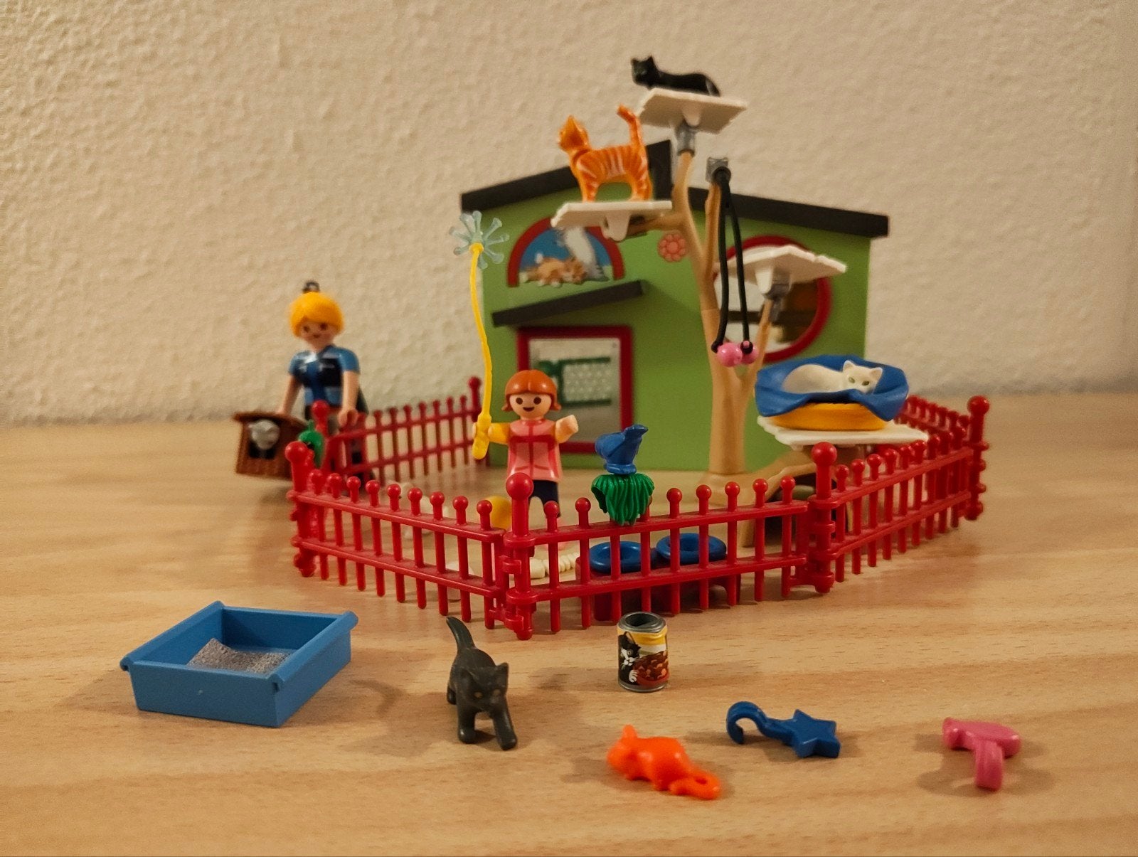 Playmobil 9276 Kattenpension - set, Ophalen of Verzenden, Gebruikt, Complete set